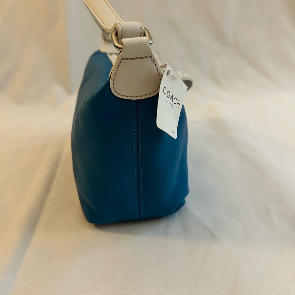 Coach Blue Leather Mini Bag - Picture 4 of 11